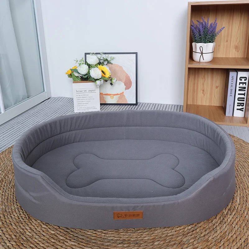 Winter Waterproof Orthopedic Foam Dog Beds for Small Medium Large Dogs Durable Dog Sofa The Pet Bed Washable Removable Cover