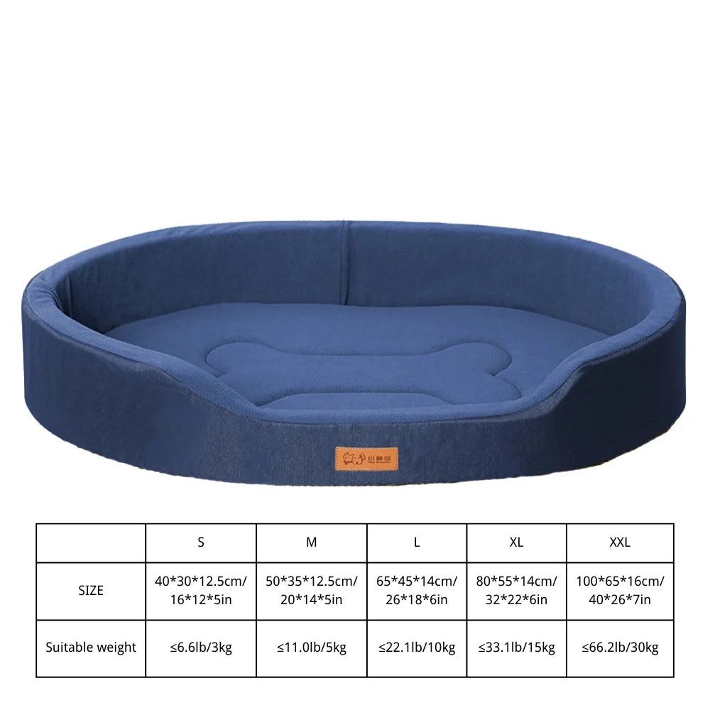 Winter Waterproof Orthopedic Foam Dog Beds for Small Medium Large Dogs Durable Dog Sofa The Pet Bed Washable Removable Cover