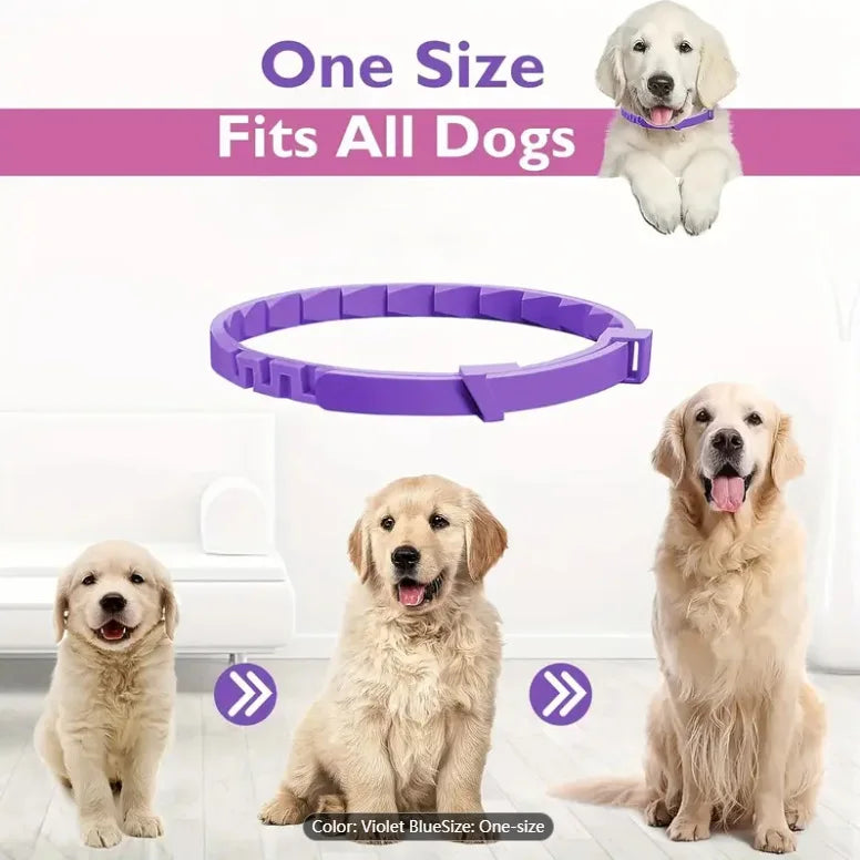 Pet Calming Collar For Cats Dogs Adjustable Anxiety Pheromone Reducing Pet Collar Lasting Natural Calm Relax Soothing Collars