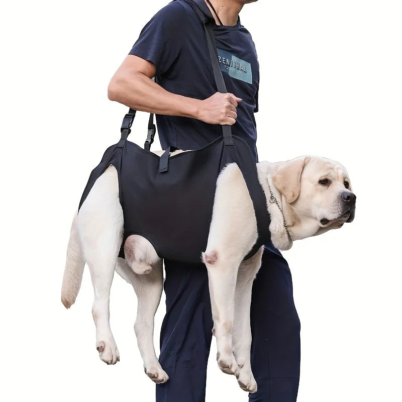 Comfort-Fit Dog Lift Harness - Adjustable Pet Support Sling for Injury Recovery, Disability Aid & Elderly Assistance
