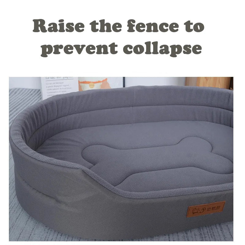 Winter Waterproof Orthopedic Foam Dog Beds for Small Medium Large Dogs Durable Dog Sofa The Pet Bed Washable Removable Cover