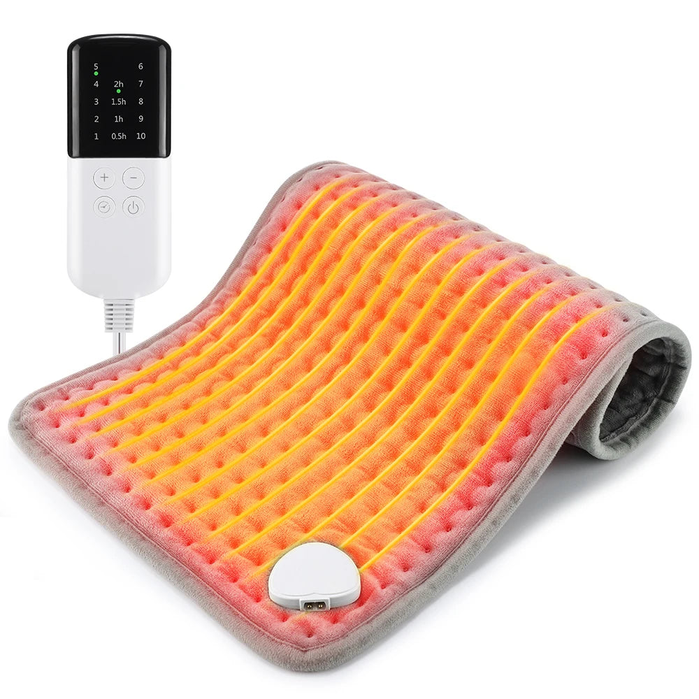 Electric Heating Pad Pet Heat Mat with 9 Levels Constant Temp 4 Mode Timer Body Warming Thermal Mat for Abdomen Hand Thermal Mat