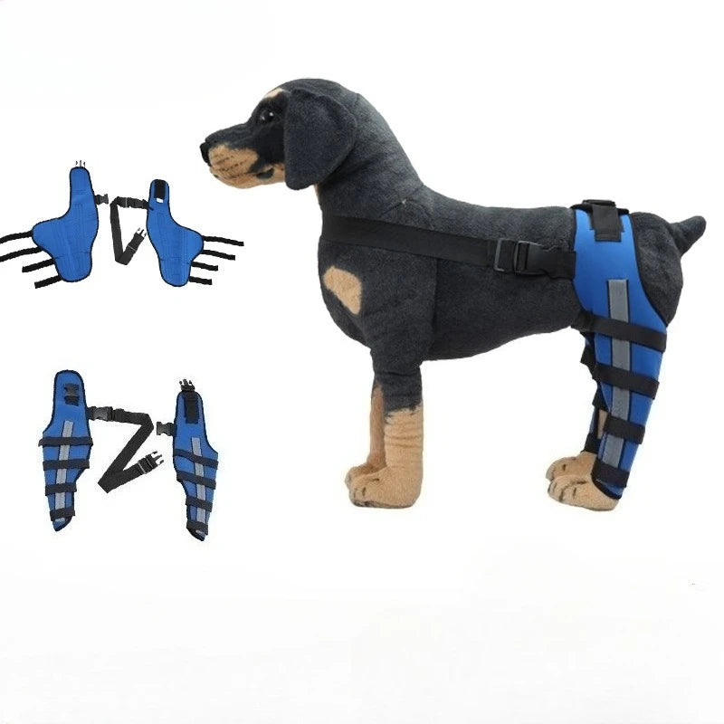 Dog Rear Leg Braces – Support Splint for Elderly & Post-Surgery Pets, Adjustable Aid for Hip Dysplasia & Injury Recovery