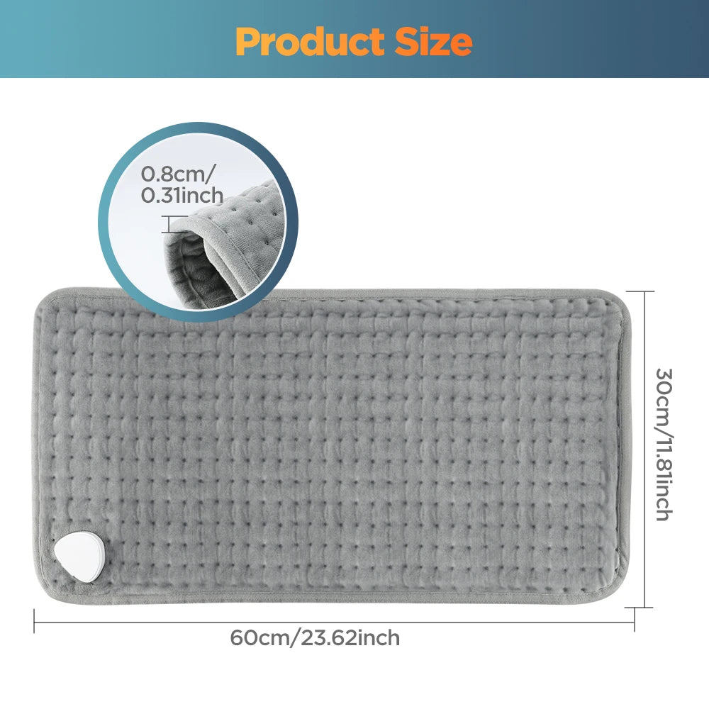 Electric Heating Pad Pet Heat Mat with 9 Levels Constant Temp 4 Mode Timer Body Warming Thermal Mat for Abdomen Hand Thermal Mat