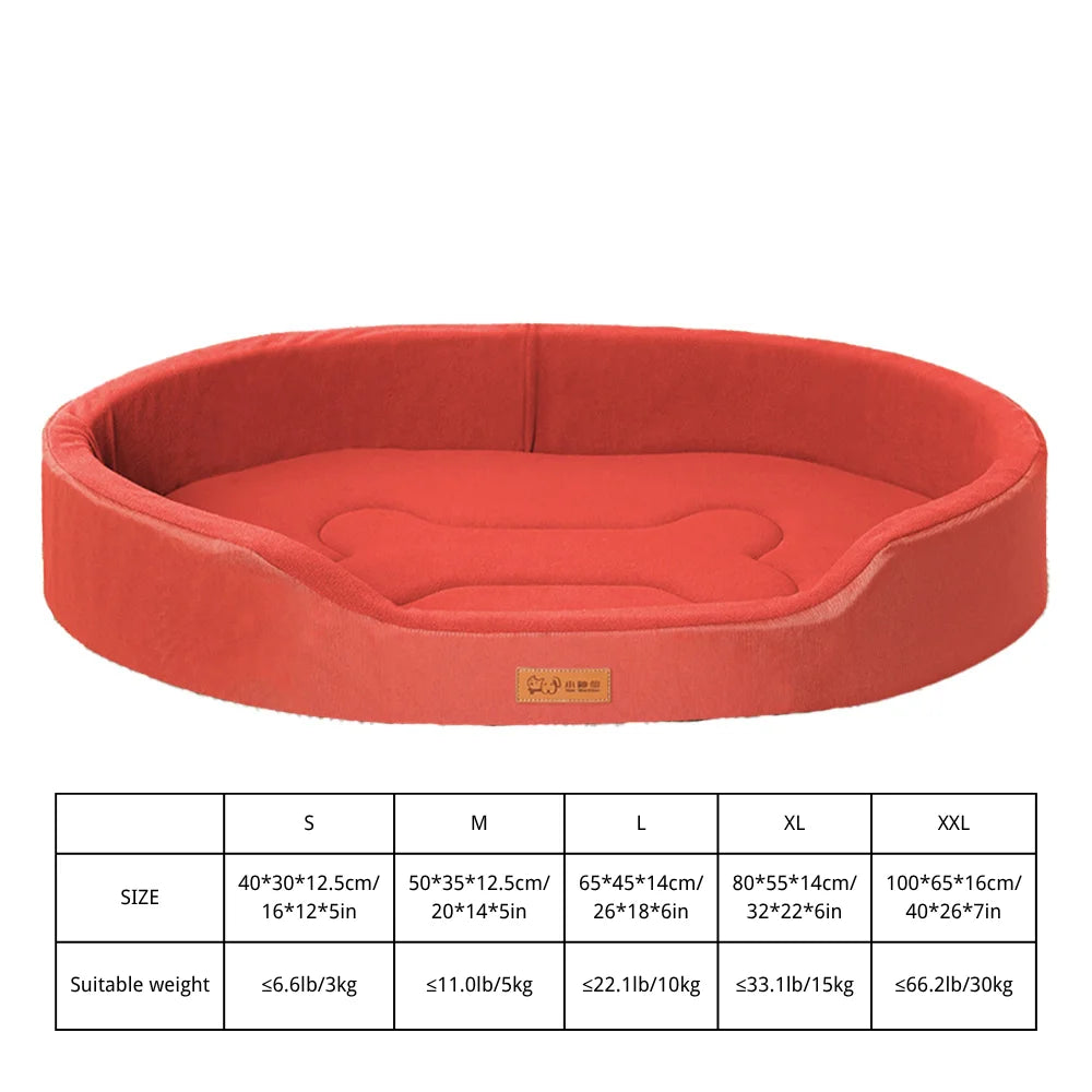 Winter Waterproof Orthopedic Foam Dog Beds for Small Medium Large Dogs Durable Dog Sofa The Pet Bed Washable Removable Cover