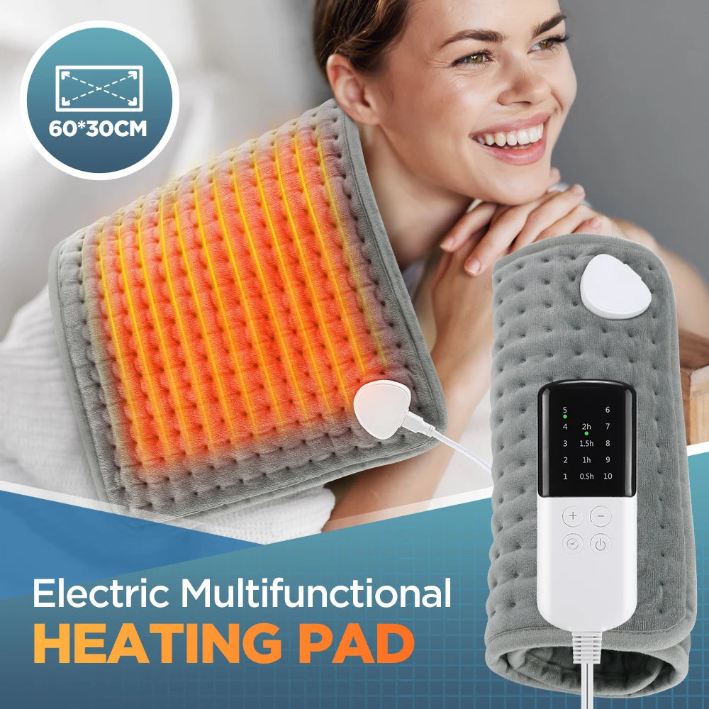 Electric Heating Pad Pet Heat Mat with 9 Levels Constant Temp 4 Mode Timer Body Warming Thermal Mat for Abdomen Hand Thermal Mat