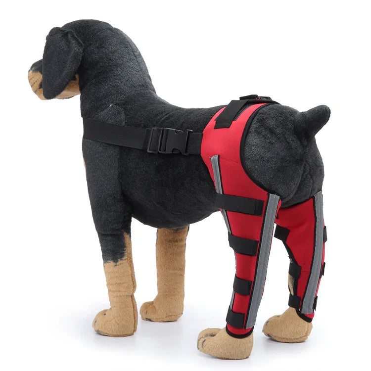 Dog Rear Leg Braces – Support Splint for Elderly & Post-Surgery Pets, Adjustable Aid for Hip Dysplasia & Injury Recovery